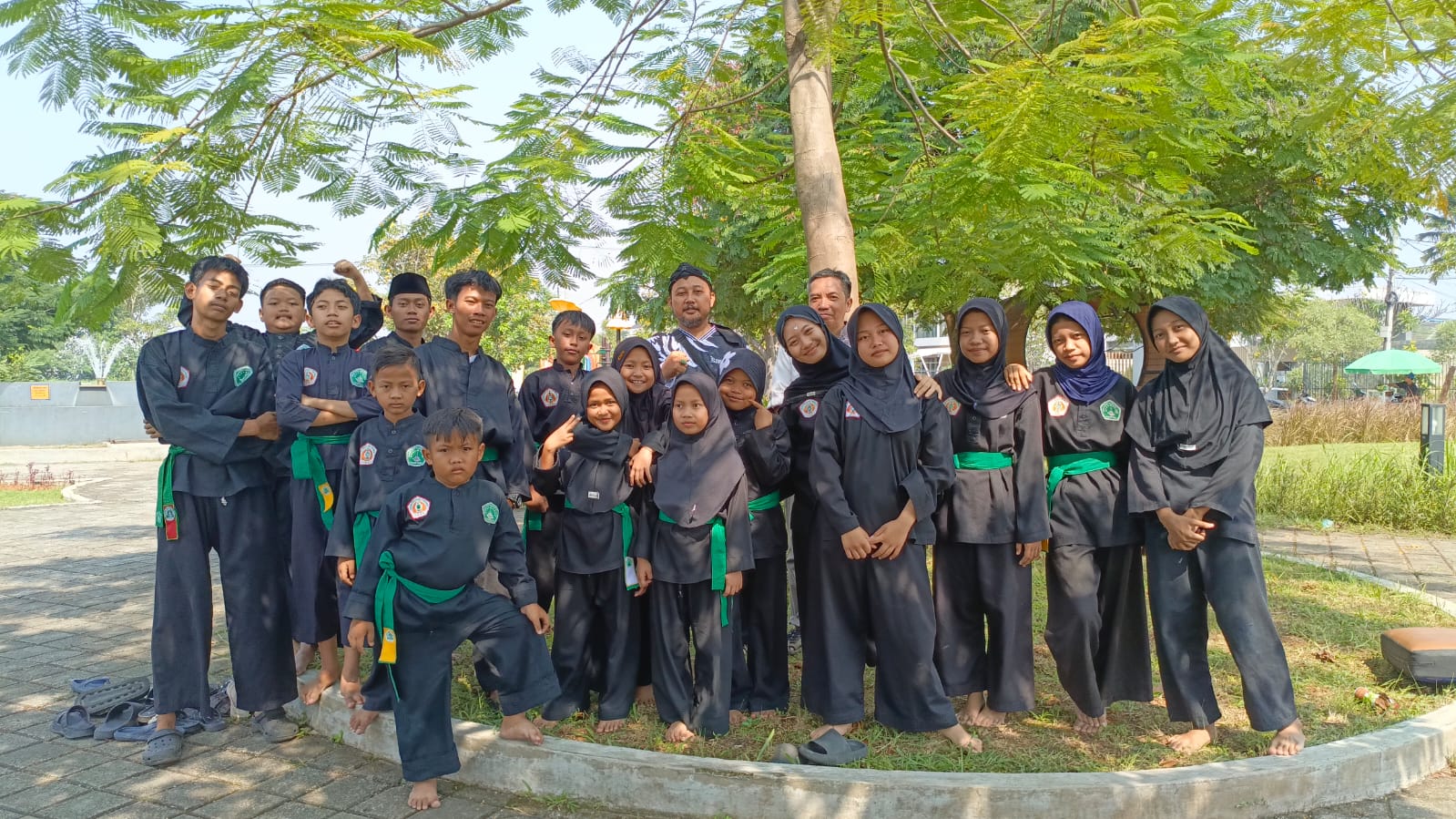 Santri pagar Nusa pac Tapos